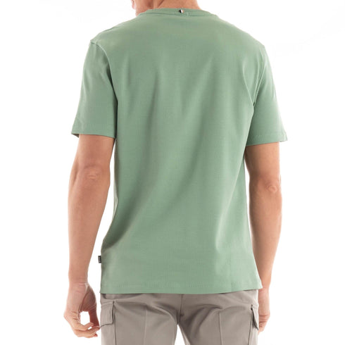 Boss T - shirt T - shirt Uomo Tiburt a nido d'ape Salvia - Francavilla Moda